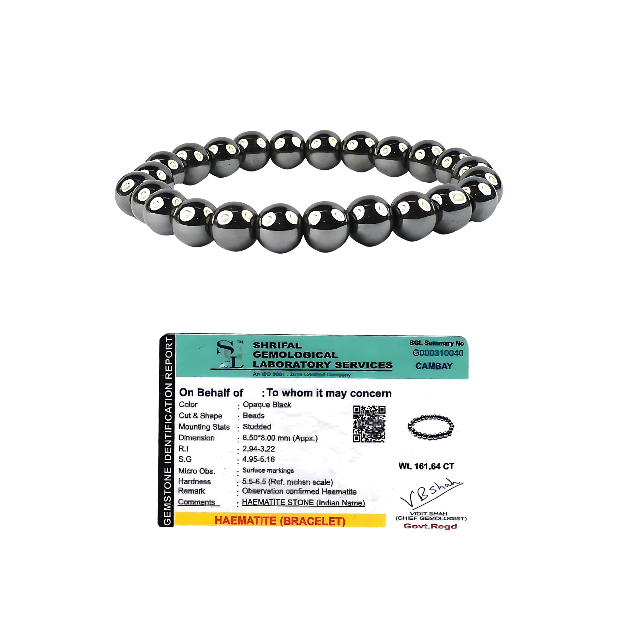 Exquisite Hematite Bracelet - Enhances Wisdom, Courage & Vitality - Root Chakra Grounding Crystal for Men & Women - Certified 8mm Healing Beads - Reiki Infused for Balance-image-28