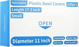 Boxed Bowl Covers Bread Proofing Shower Caps for Sourdough Bread | 100pcs 11 inch Diameter, Elastic Food Covers for Outside, Keep Food Fresh, Sourdough Essential Tools Accessories Supplies