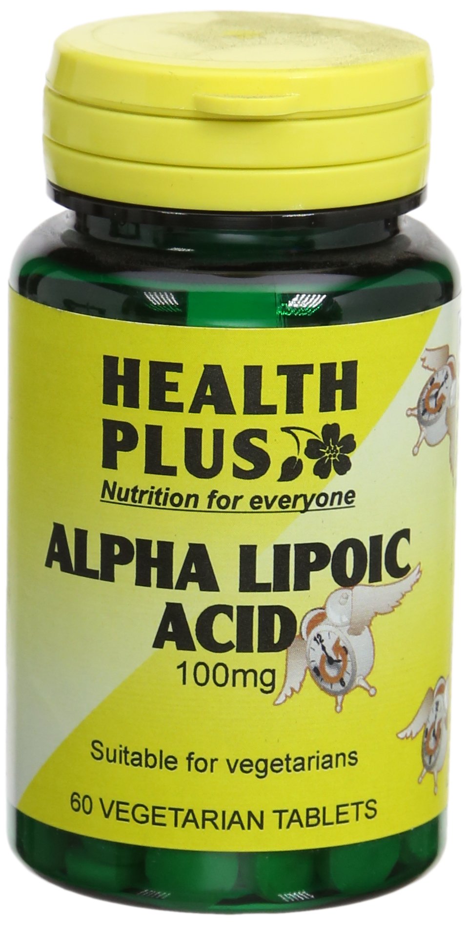 Health Plus Alpha Lipoic Acid 100mg Antioxidant Supplement - 60 Tablets