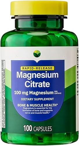 Miniatura 2 de KP+ Spring Valley Magnesio Citrato de magnesio 100 mg Apoyo a la salud ósea y muscular Cápsulas de liberación rápida 100 unidades Suplemento