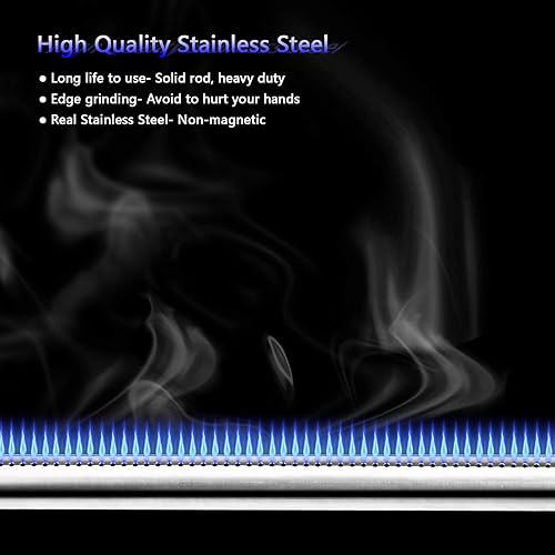 Miniatura 63 de Uniflasy 69787 - Tubos de quemador de parrilla para Weber Spirit y GS4 Spirit II serie 300, Spirit E310 E320 S310 S320 E330 S330 304 parrillas