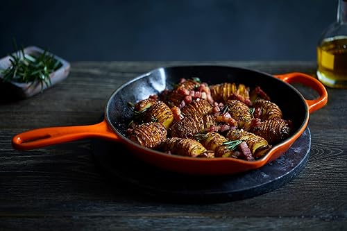 Miniatura 5 de Le Creuset Sartén de hierro fundido esmaltado con mango de hierro fundido 1175 pulgadas 2-38 qt Llama