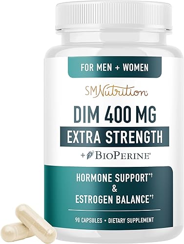 Suplemento DIM extra fuerte de 400 mg  Equilibrio hormonal y metabolismo de estrógenos para hombres y mujeres  Alivio de la menopausia, el acné, los disponible en Yaxa Colombia