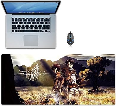 Amazon Co Jp 進撃の巨人 Attack On Titan マウスパッド ゲーミングマウスパッド マウス用 デスクパッド 光学マウス対応 操作感 低摩擦 耐久性 操作性 ゲーミング オフィス 在宅勤務 手首 疲労軽減 大型 パッド ゲーマー ゲーム用 プレゼント かっこいい A 800x300x3mm
