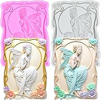 Vista 25 de Angel Baby - Moldes de silicona para decoración de pasteles, decoración de cupcakes, pasta de chicle de chocolate, juego de 4