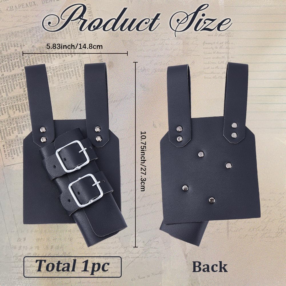 GORGECRAFT Étui D'Épée en Cuir Renaissance Noir pour Main Droite Ceinture Fourreau pour Épée Médiévale Étui Grenouille Support D'Épée pour Dague Chevalier Pirate Costume de Cosplay