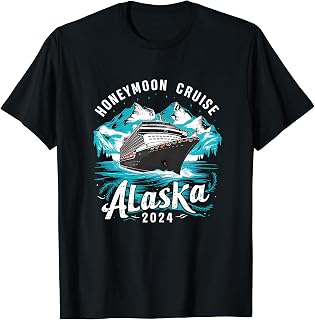 Honeymoon Cruise 2024 Alaskan Cruise Matching T-Shirt