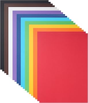 Likcut 8.27" X 11.29" Colored Cardstock Paper Compatible with Likcut, Cricut Cutting Machine, 10 Assorted Colors Double Sided Printed Cardstock Paper Bundle for DIY Arts, Card, Scrapbooking, 20 Sheets