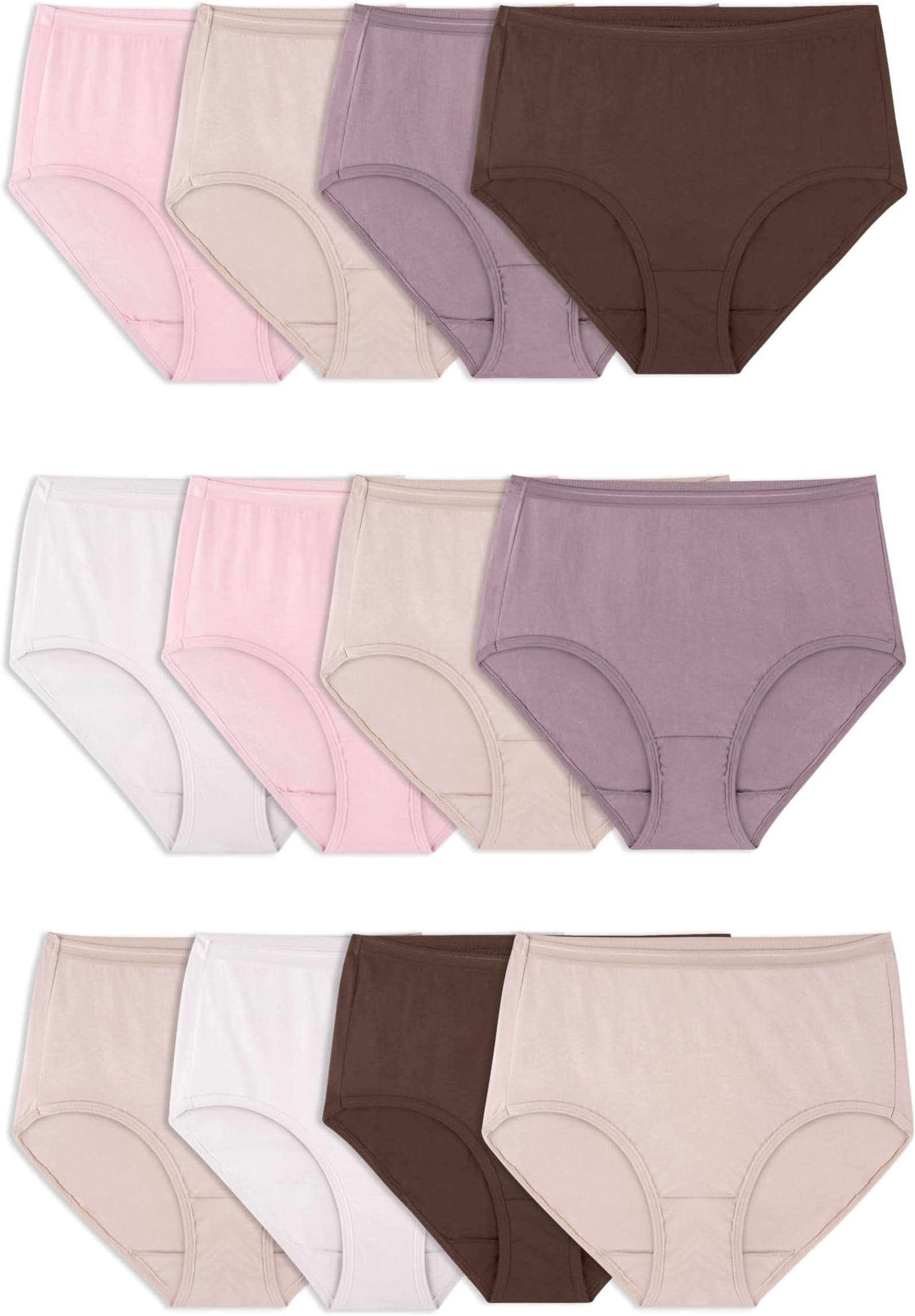 Women's Eversoft Cotton Underwear Multipacks, Tag Free & Breathable, Available in Plus Size