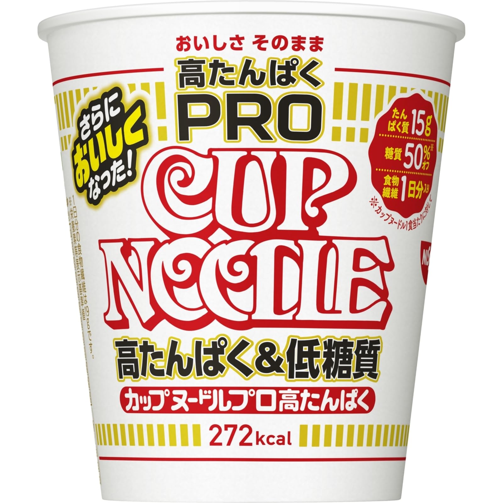 NISSIN カップヌードル PRO 高たんぱく質・低糖質 12入✖️4箱　48個 Amazon.co.jp: カップヌードル PRO 高たんぱく&低糖質 [1日分の食物