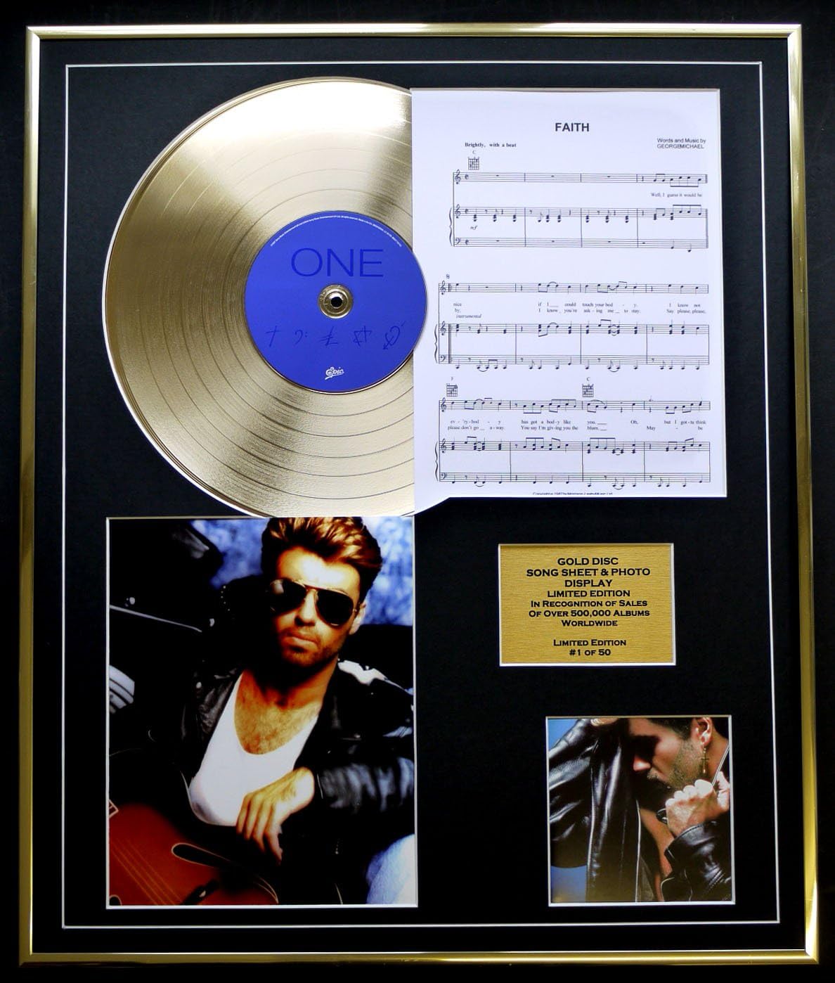 MICHAEL/CD GOLD DISC, SONG SHEET & PHOTO DISPLAY/LTD. EDITION