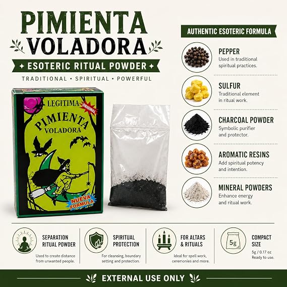 Polvo de Pimienta Voladora/Flying Pepper Powder