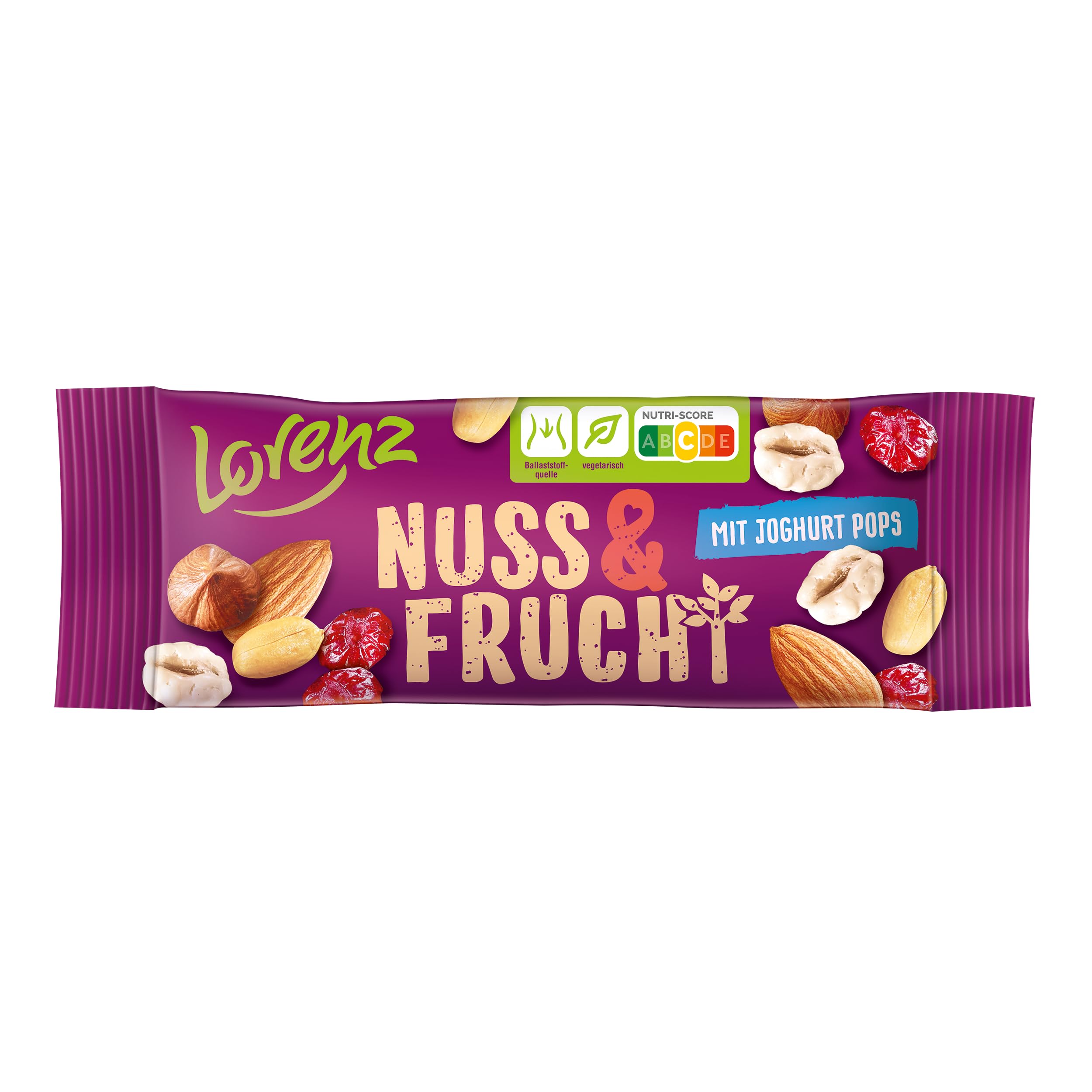 LORENZ | Nuss & Frucht mit Joghurt Pops | 28 x 40 g | vegetarisch