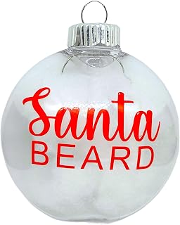 Santa Beard Funny Christmas Ornament - Christmas Decoration for Kids