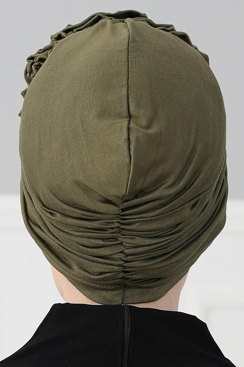 Aisha's Design Instant Turban Head Wraps For Women Pretied Hijab Scarves, Rose Detail - Image 6