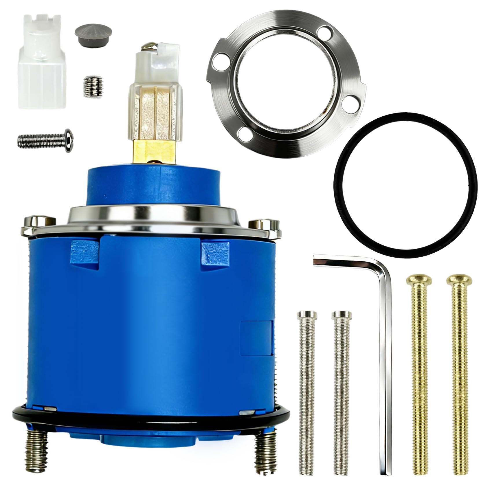Photo 1 of New Upgraded 46048000 Single-Hand Valve Ceramic Cartridge, Fit for Grohe 46mm Faucet Cartridge, Single Lever Faucets, No-Leakage