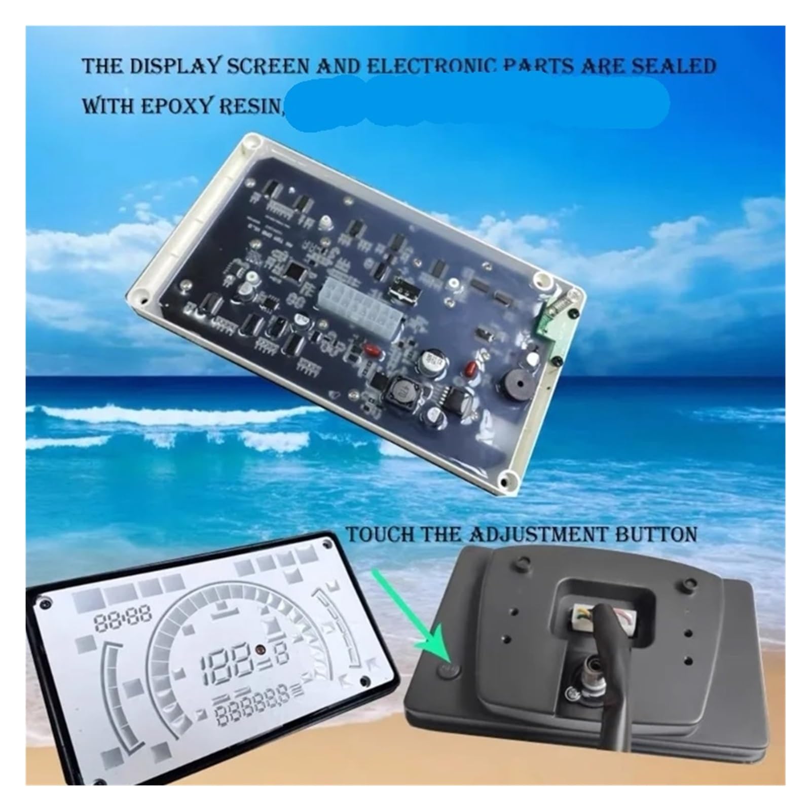 Panel De Instrumentos Digital De Fácil Instalación con Pantalla Clara Y Lecturas Precisas De Velocidad Y Distancia para Motocicletas para 150 LX0E medidor