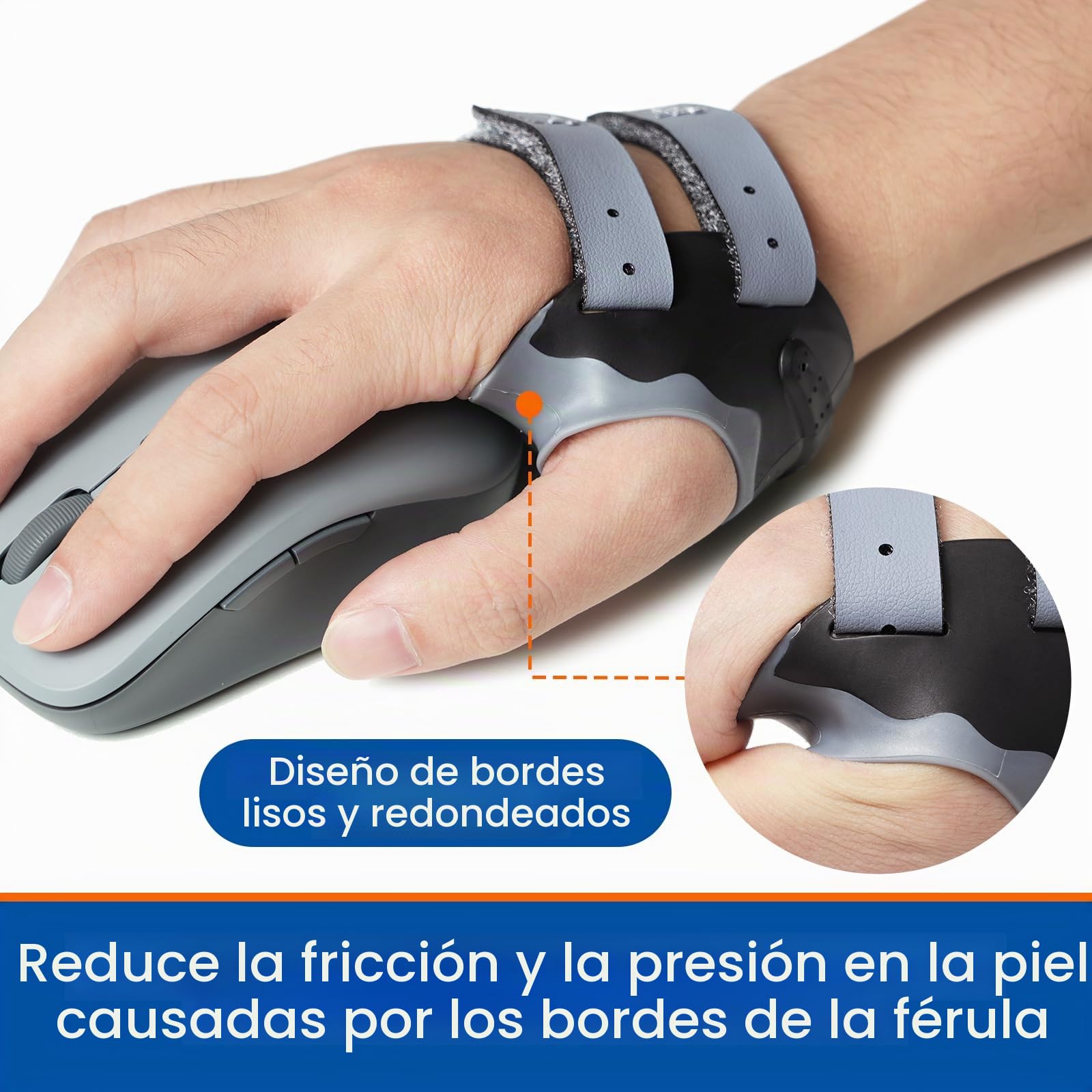 Muñequera para Dolor Articular e Inestabilidad, Soporte CMC que Estabiliza la Articulación CMC y Osteoartritis (Mano izquierda, Talla XS, 15-17.5CM)