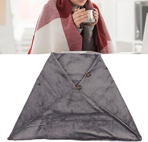 Miniatura 3 de Manta térmica eléctrica, manta eléctrica con 3 ruedas de calefacción, bufanda eléctrica de pelusa suave, manta térmica eléctrica portátil