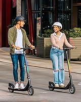 Vista 7 de Atomi Scooter eléctrico E20E30Alpha Lite, motor de 500 W650 W con 19 millas de largo alcance, velocidad de 15.6 Mph, scooter plegable portátil