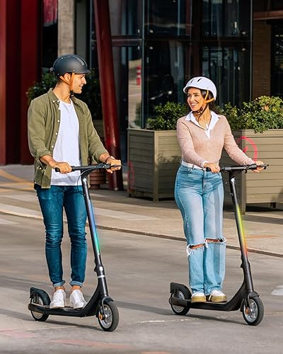 Miniatura 7 de Atomi Scooter eléctrico E20E30Alpha Lite, motor de 500 W650 W con 19 millas de largo alcance, velocidad de 15.6 Mph, scooter plegable portátil para