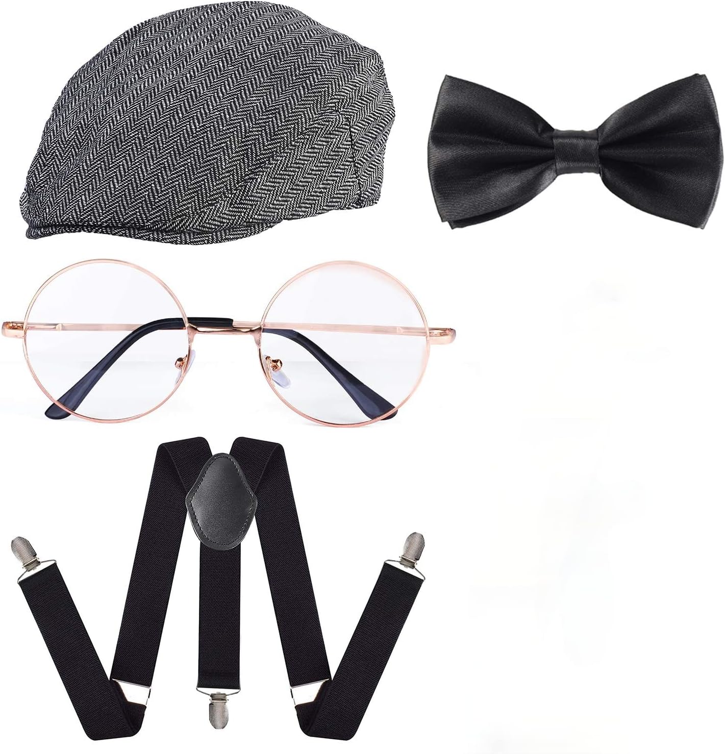 1920s Men Costume Accessories Old Man Costume Grandpa Cosplay Set