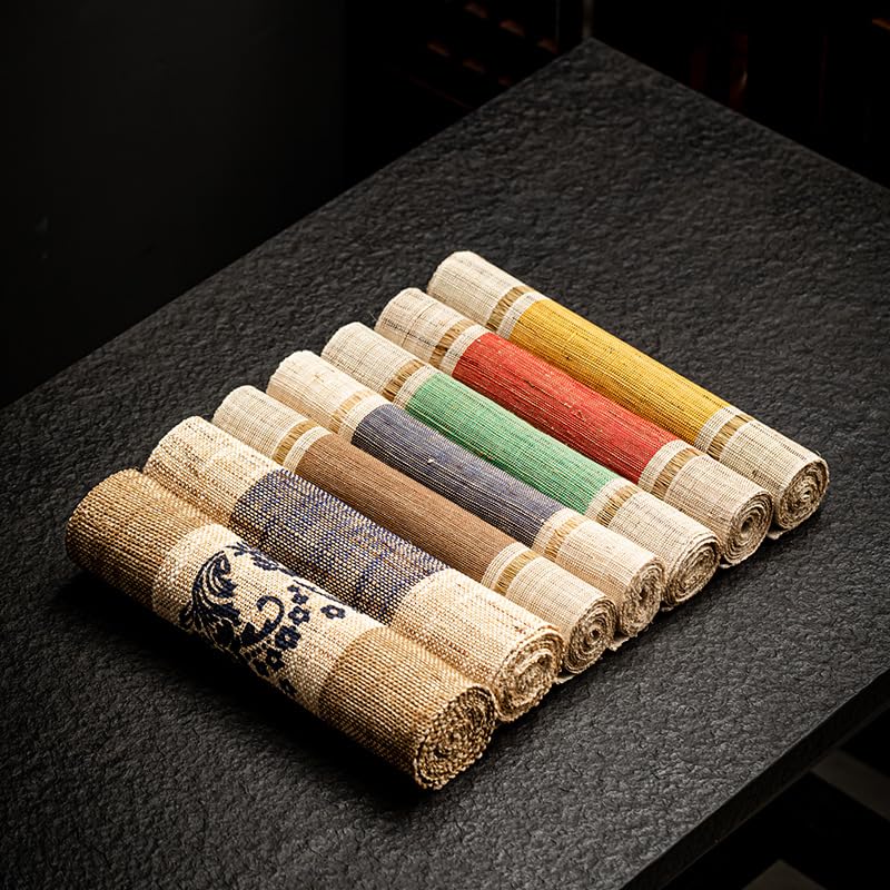 Chemin de table en lin haut de gamme lavable pour décoration de table - 2