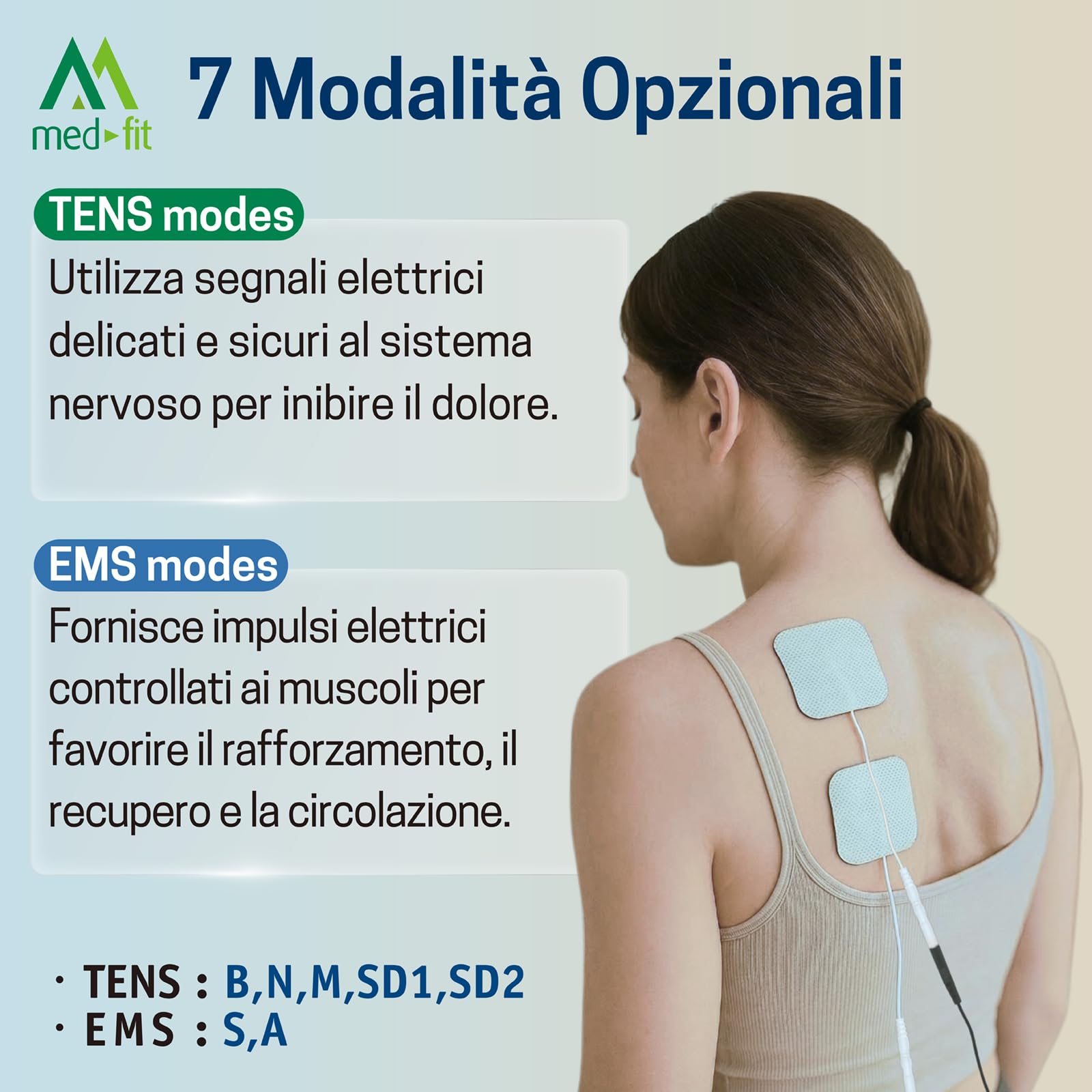Med-Fit 3 Digital Dual Channel TENS Machine