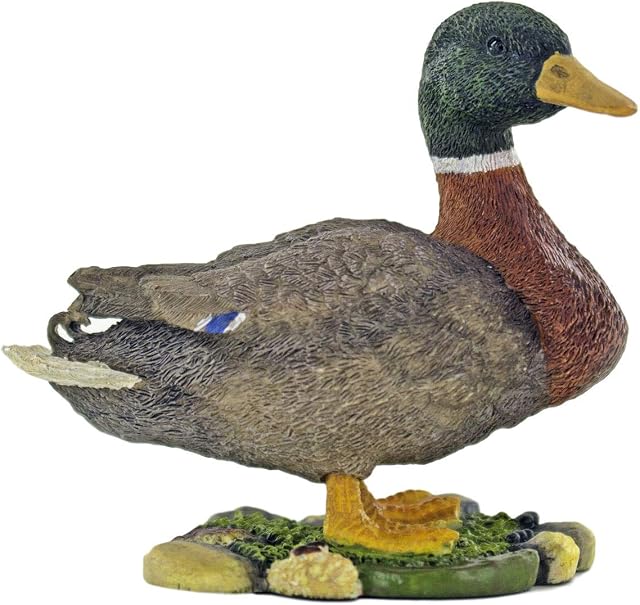 Fiesta Studios Mallard Duck Drake Ornament Original Collectable Figurine by Barrie Gittens - 6cm