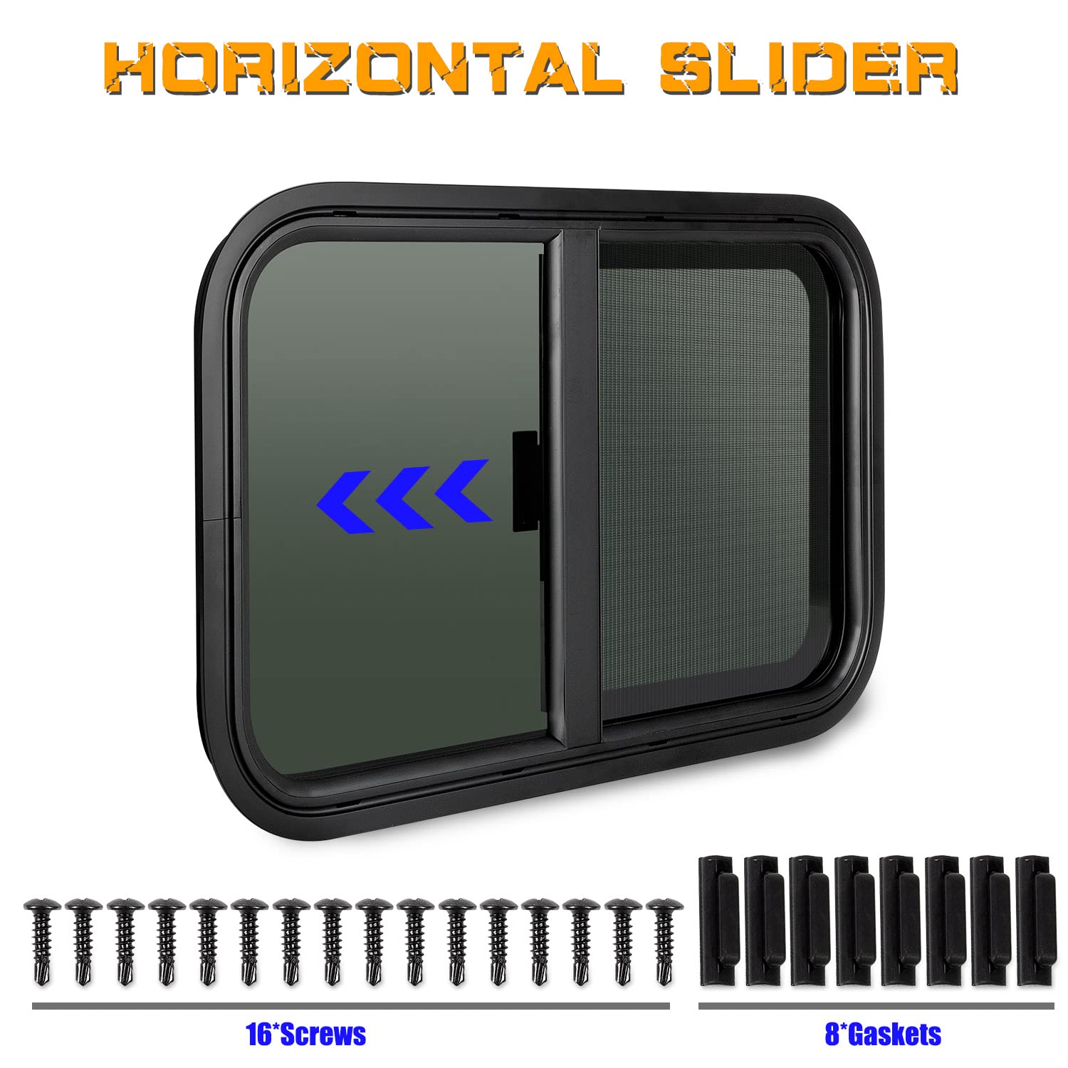 Slide Rv Window Snapklik.com : RANSOTO Premium RV Window Teardrop Horizontal Slide 1-3/ ...
