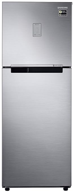 Samsung 253L 3 Star Inverter Frost Free Double Door Refrigerator (RT28T3483S8/HL, Elegant Inox,)