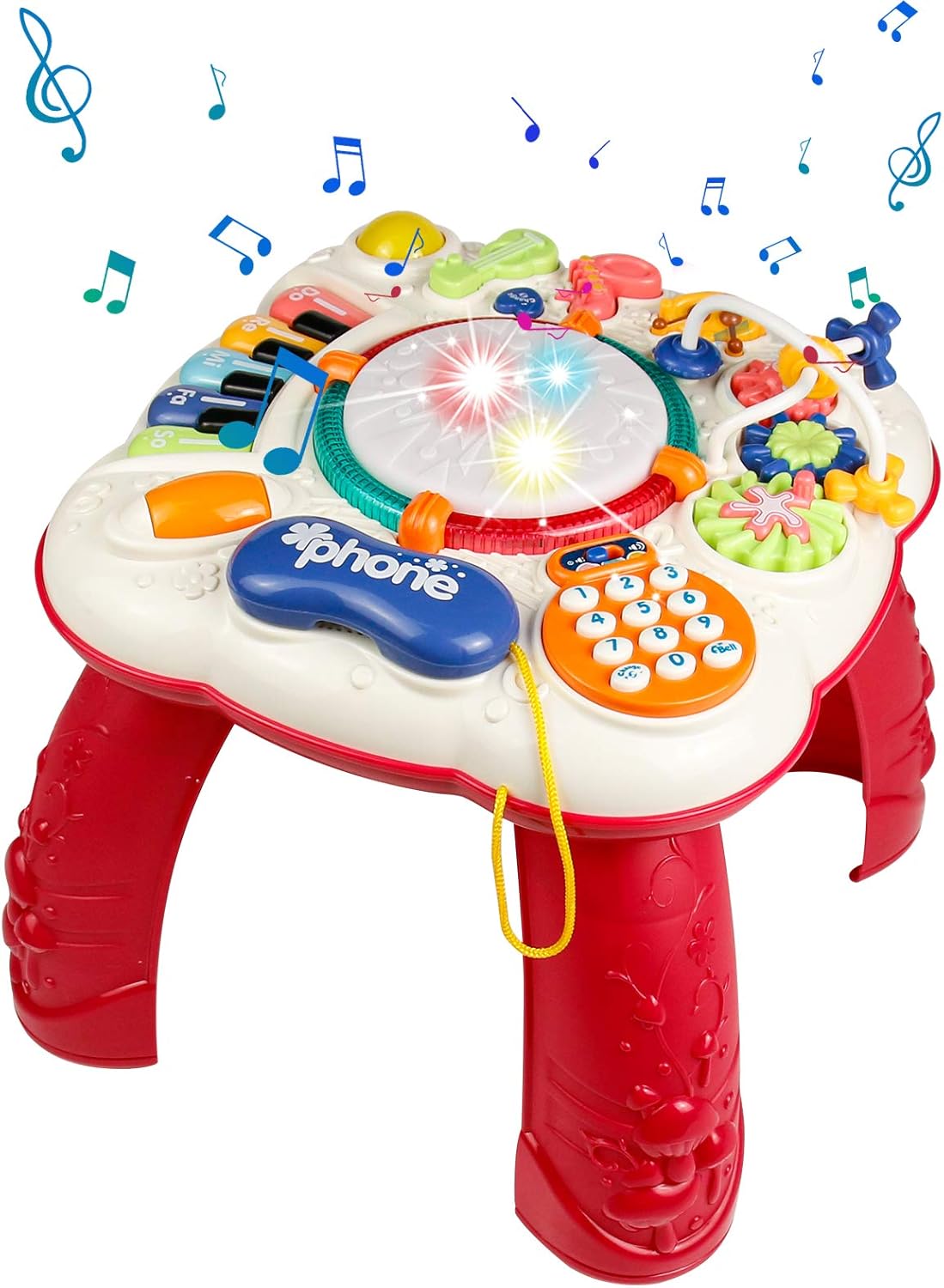 Symiu Activity Table Musical Instruments for Year Olds Kids Baby