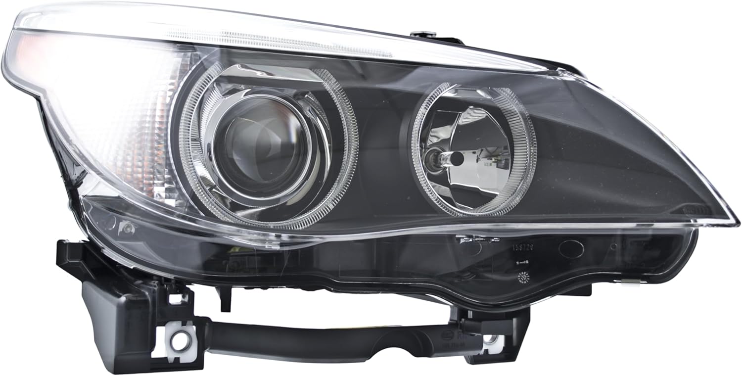 HELLA 160292011 Headlight Assembly, BMW 5-Series (E60, E61), Driver's Side, Multi