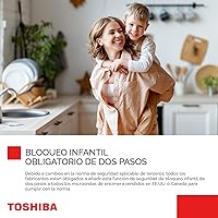 Vista 9 de TOSHIBA Horno microondas pequeño con 11 niveles de potencia, ChefDefrost, sonido de encendido/apagado y modo Eco, 0.7 pies cúbicos / 700 W