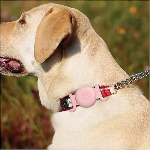 Miniatura 7 de Soporte para Airtag para collar de perro Apple Airtag para rastreador de perros, paquete de 2 accesorios de seguimiento GPS, funda de silicona