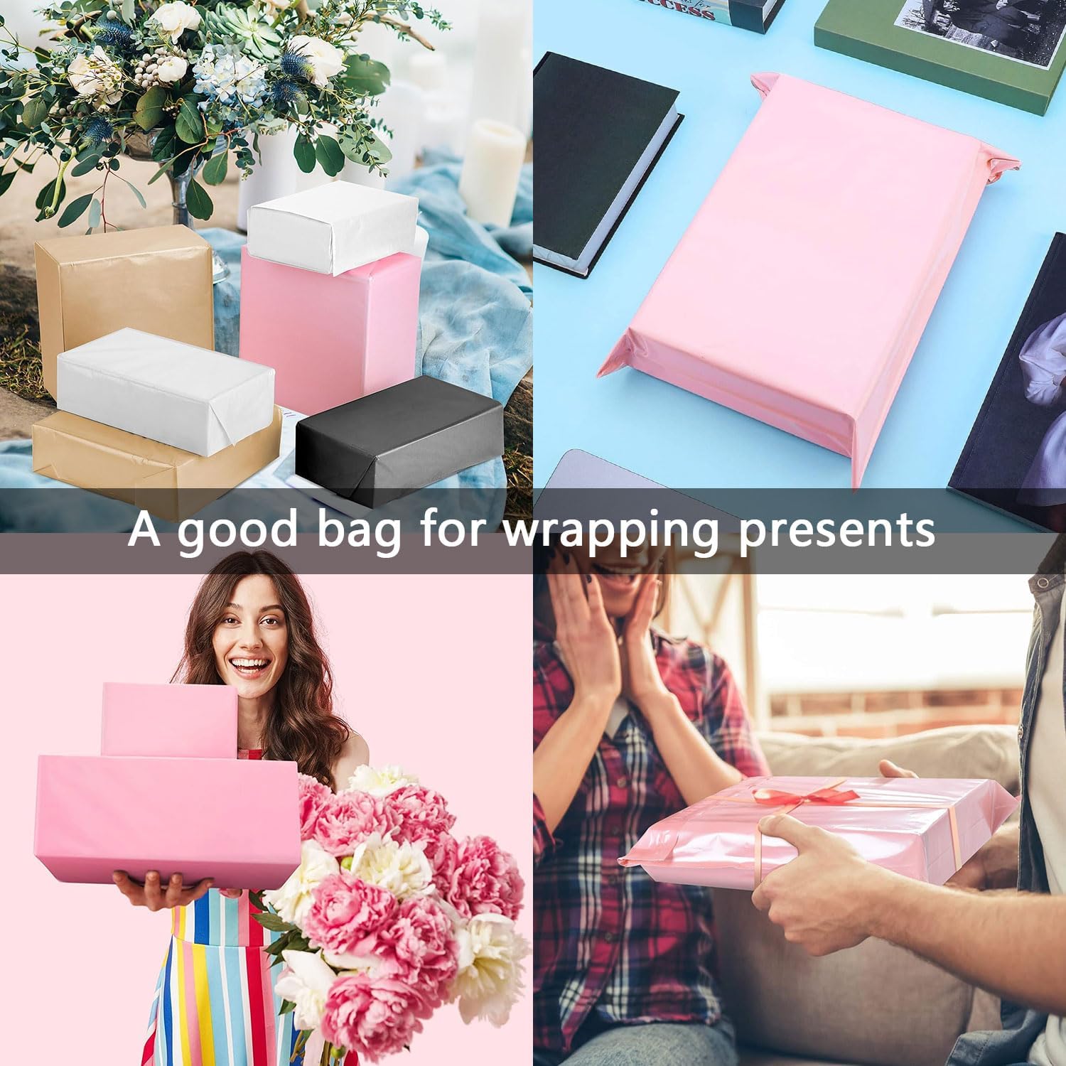 10x13" Poly Mailers 1000PCS, 5-Layer Self-Seal Waterproof Shipping Bags for Clothes, Books, Mailing, E-commerce Packaging,Tear-Proof Shipping Envelopes Poly Bags for Business