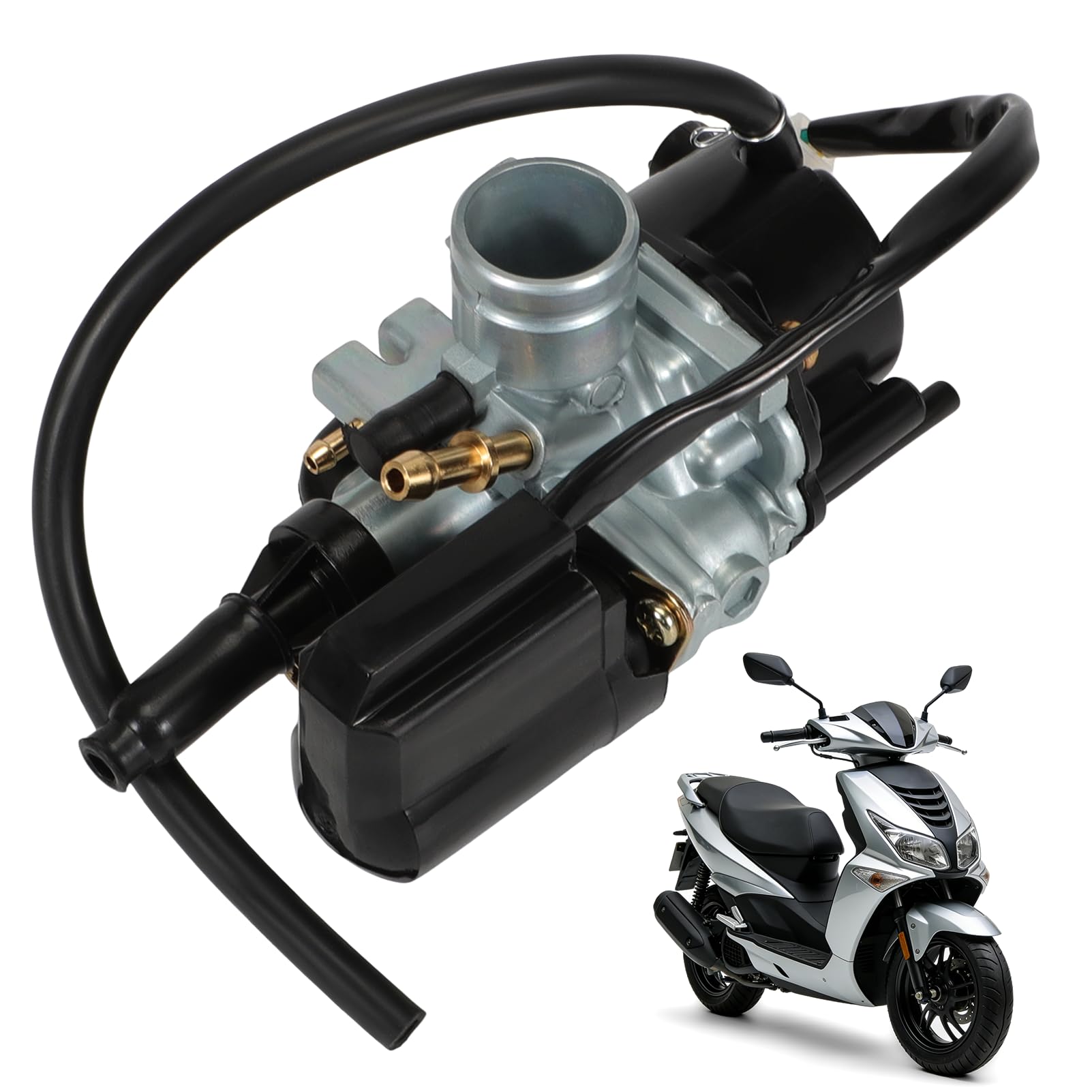 LDLRVeX Carburatore 15mm per Speedfight Ludix Kisbee Jet Force Vivacity