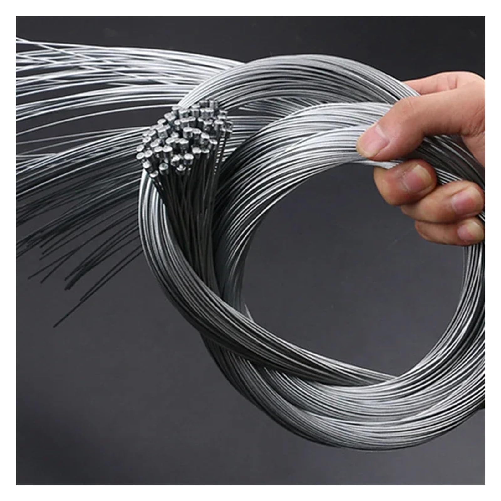 5-50 stücke 2meter MTB Fahrrad Bremsleitung Fahrrad Speed ​​Line Fixed Gear Shift Bremskabelsatz Kern Innendraht for MTB Rennrad(50pcs Brake Cable 2meters)