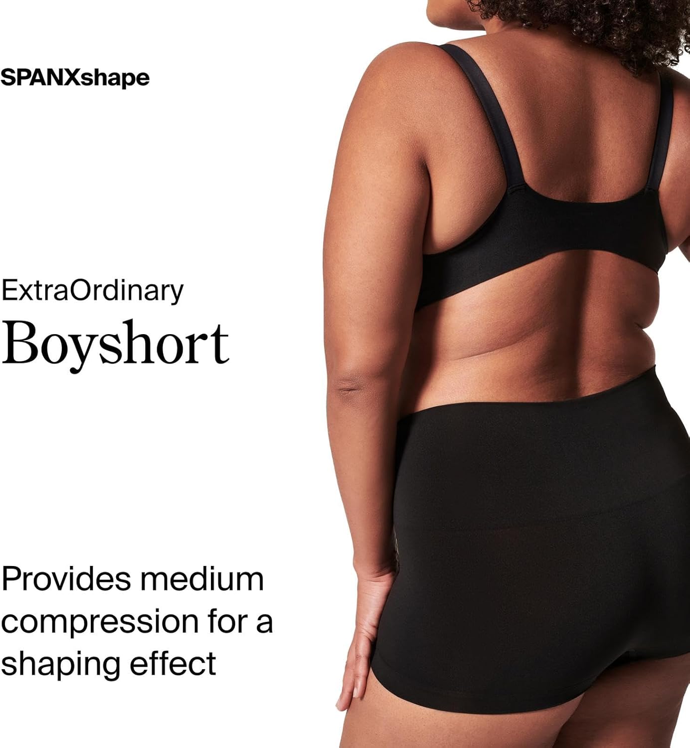 SPANXshape ExtraOrdinary Boyshort - Sculpting Compression - Women's Shapewear Underwear - Recycled Nylon Fabric Blend - Image 2