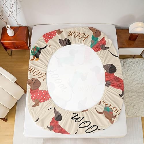 Miniatura 69 de Erosebridal Sábanas rústicas de oso para decoración de cabaña, camping, sábana bajera ajustable de ciervos de caza para cabaña, juego de ropa