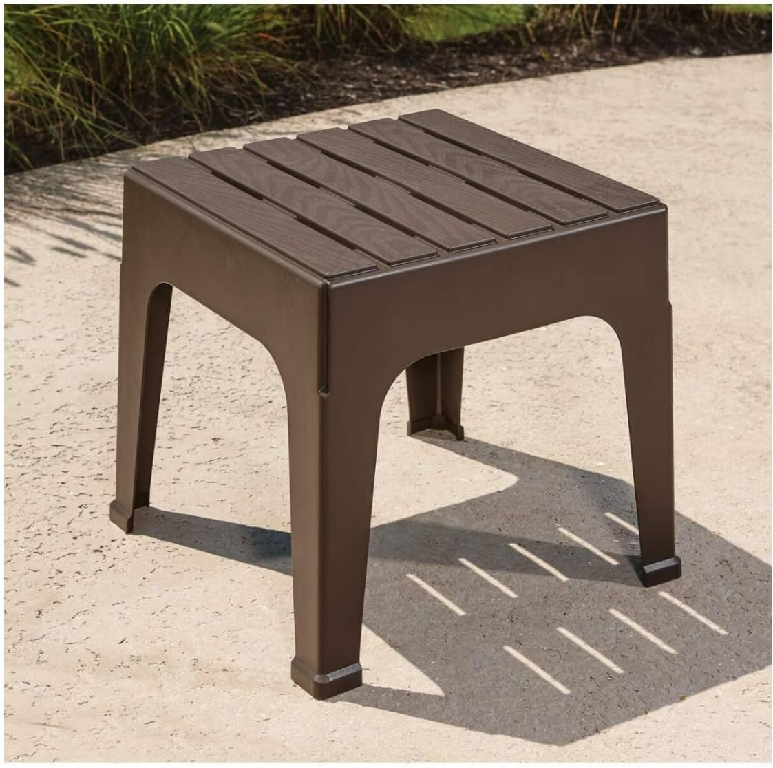 Adams MFG Patio FURN 8090-60-3731 Big Easy Brown Stack Table