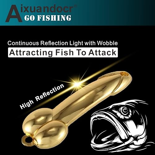 Miniatura 3 de Señuelo de pesca de lubina, cucharas de pesca, señuelos de pesca de superficie con anzuelos de tres puntas, señuelos de pesca de trucha, aparejos de