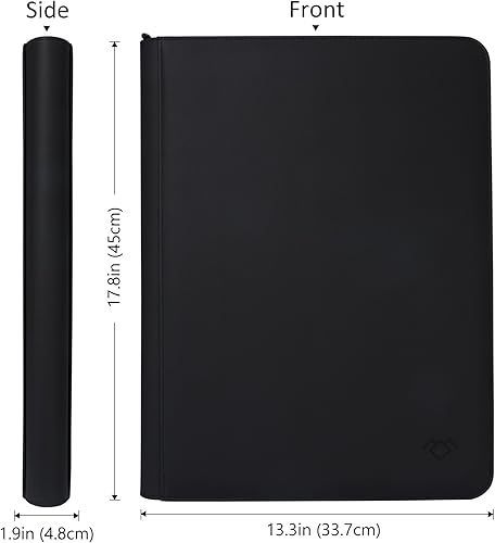 Miniatura 7 de GrinOwl - Carpeta de 16 bolsillos para tarjetas, se adapta a 1088 tarjetas intercambiables, más de 1000 bolsillos, carpeta de álbum de tarjetas