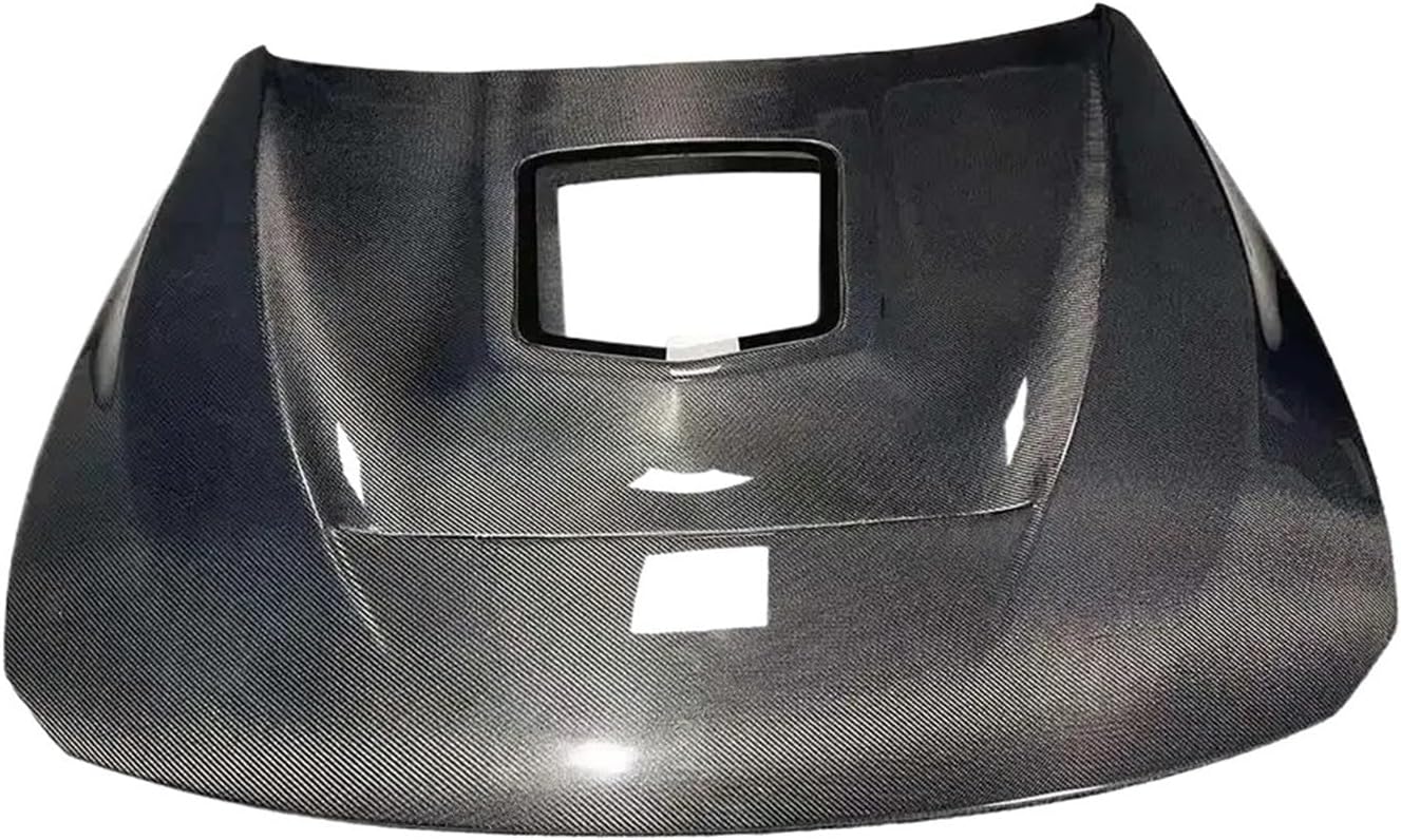 リアル カーボンファイバー フロント エンジン フード カバー