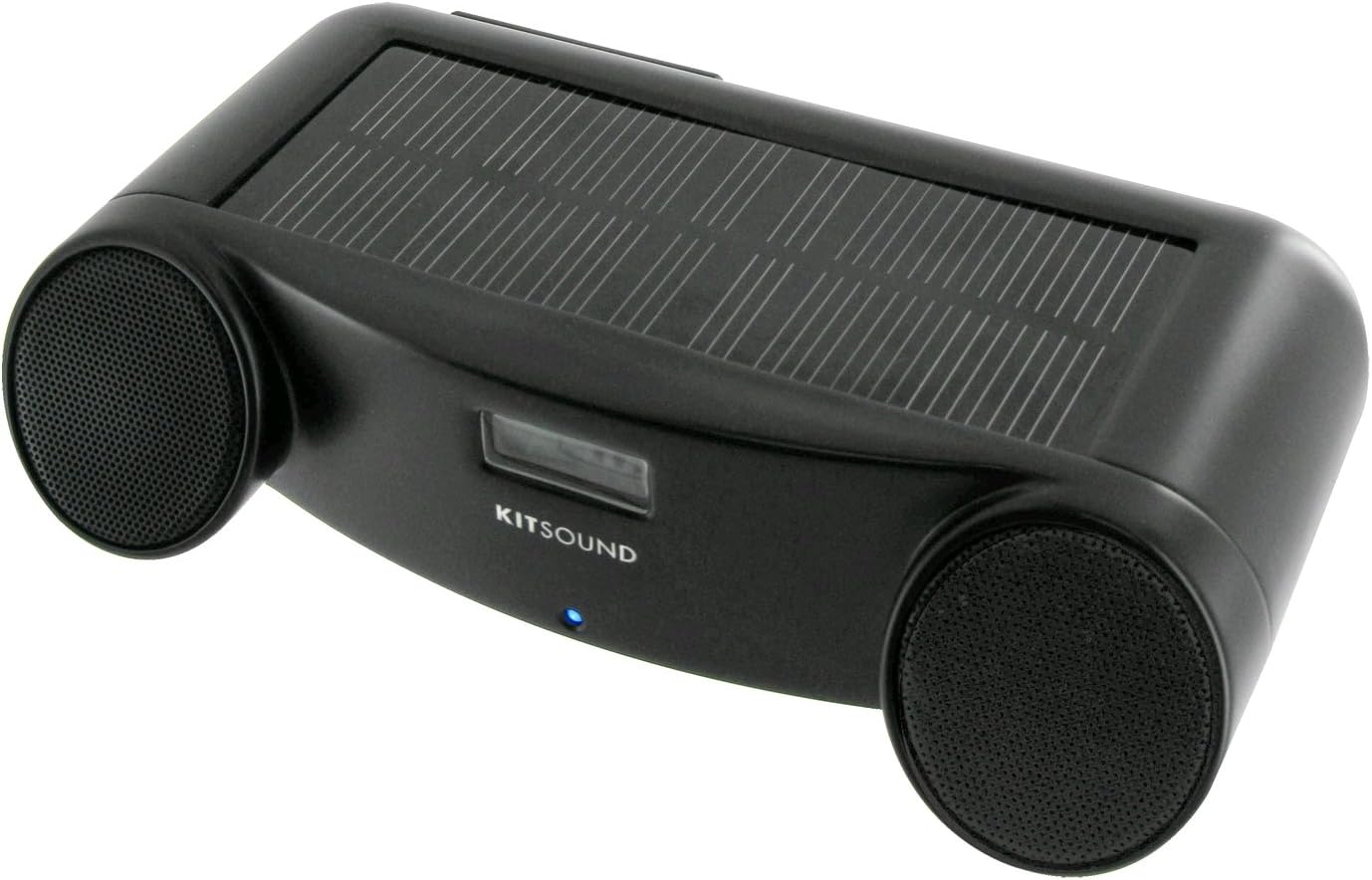Kit Sound - Infinity X Solar Powered Portable Speaker for iPod / iPhone 3G 3GS 4 - Black