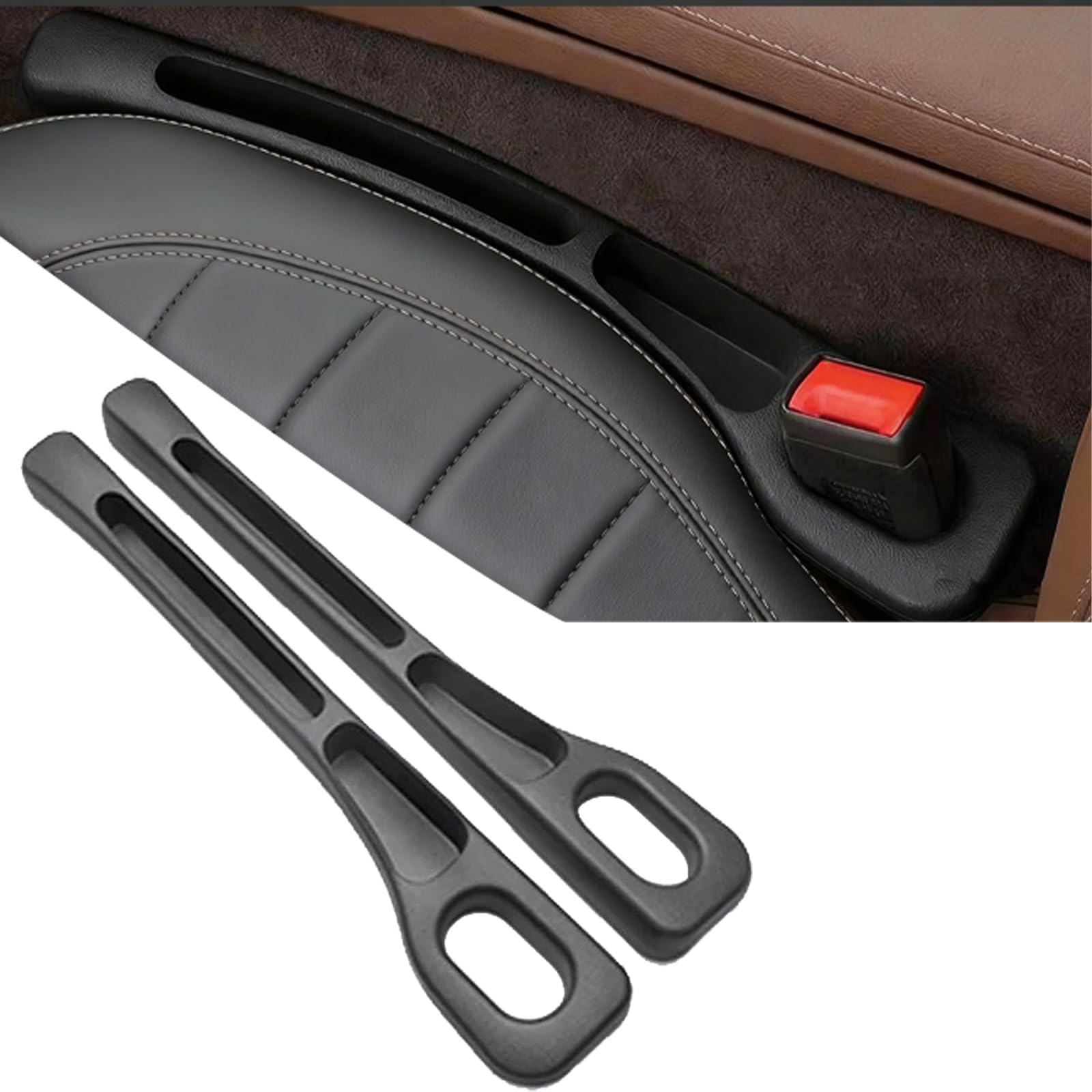 SHAOHUO 2 Pcs Car Seat Gap Fillers for BMW X6 G06 LCI 2023-