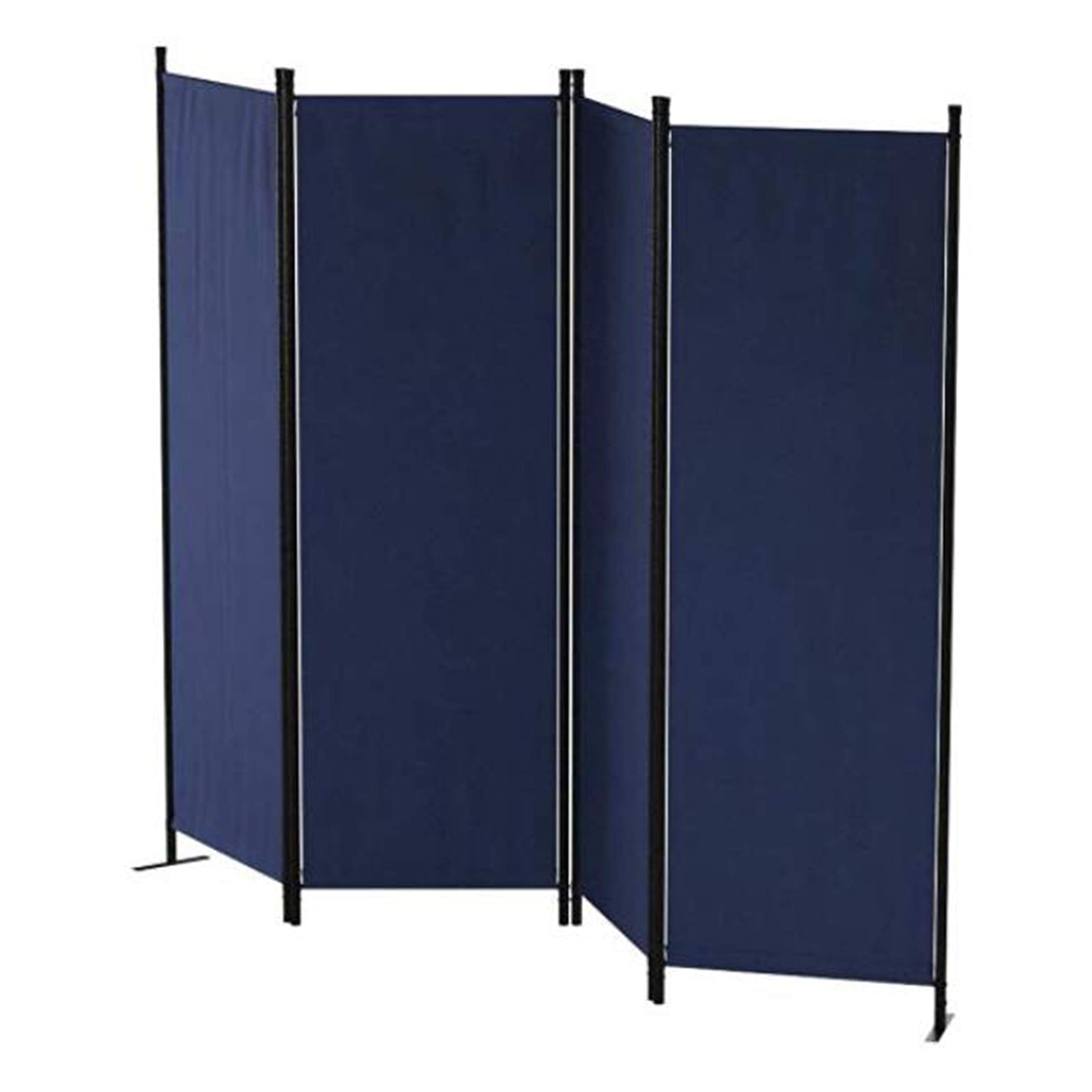 Ecolinear 4 Panel Room Divider Folding Screen Home Office Dorm Indoor