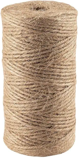 Ideas with Heart Jute Ribbon Roll - 100m Natural Craft Decor for DIY