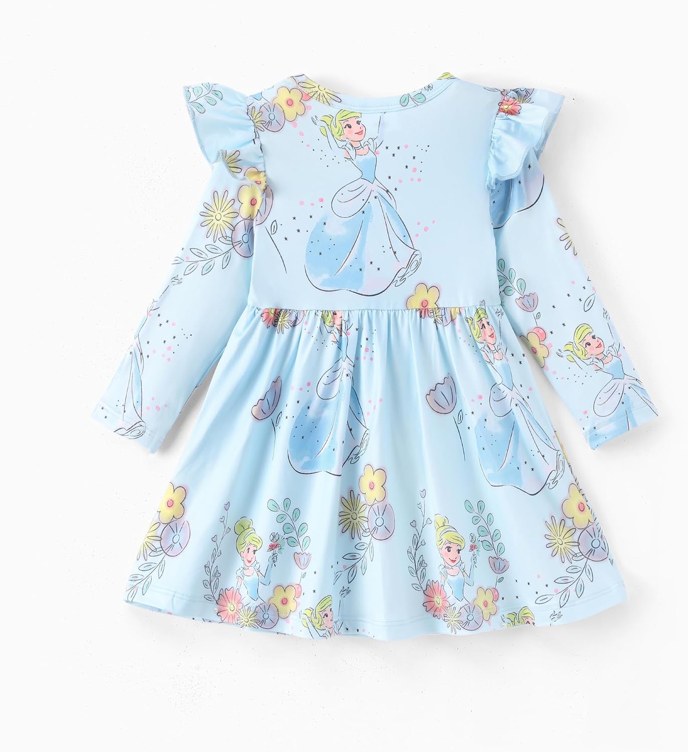 Disney Girls Dress Ruffled Long Sleeve Fall Winter Clothes Baby to Toddler image 3