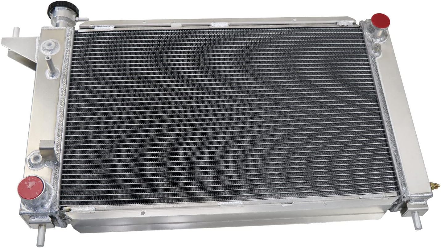 4 Row Core Aluminum Radiator for 1994 1995 1996 Ford Mustang 3.8L V6 -cc 232ci 5.0L V8 -cc 302ci 94 95 96